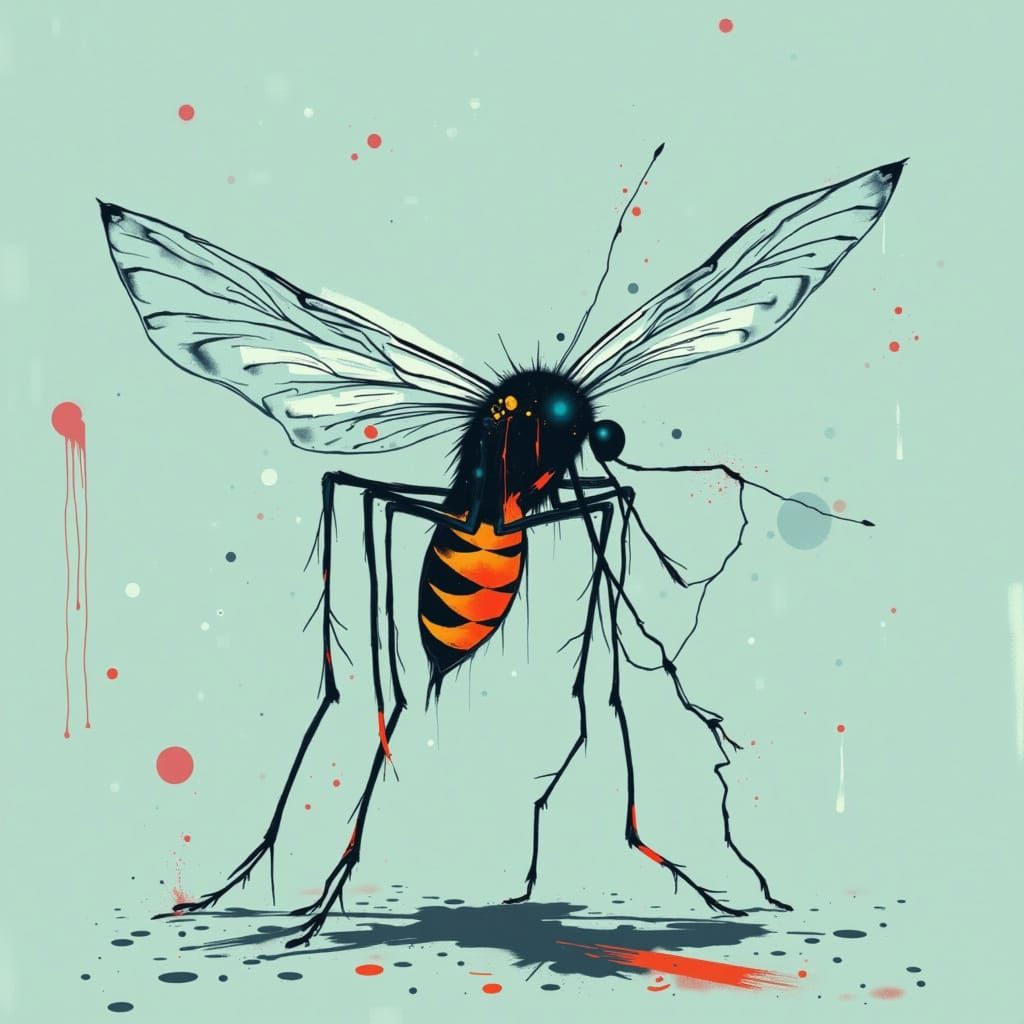 <lora:DANCING ALIENS:1.0> Mosquito