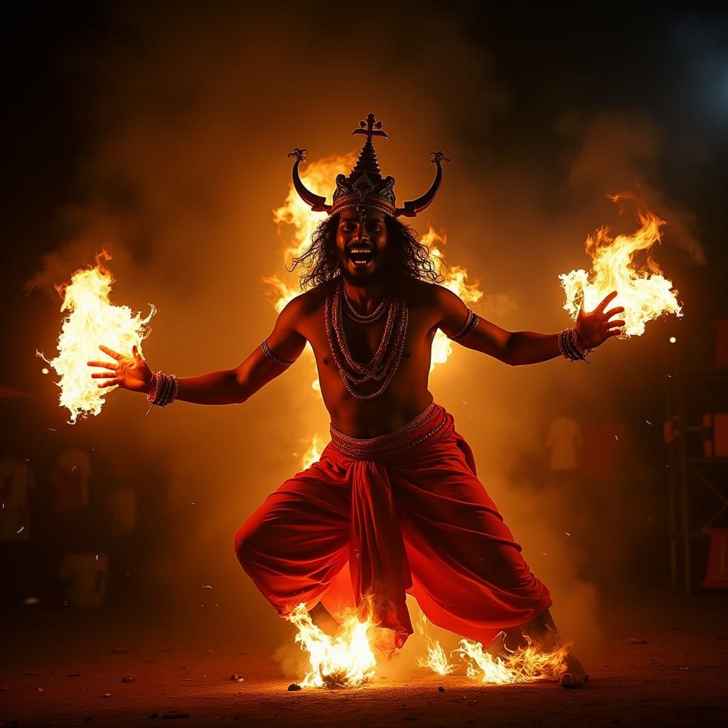 Muthappan in Trance: Wild Dance in Kerala Night