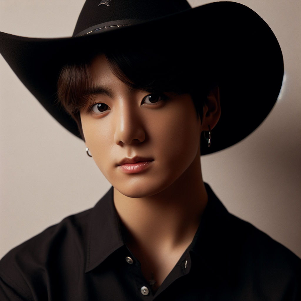 Jung Kook as a Cowboy
