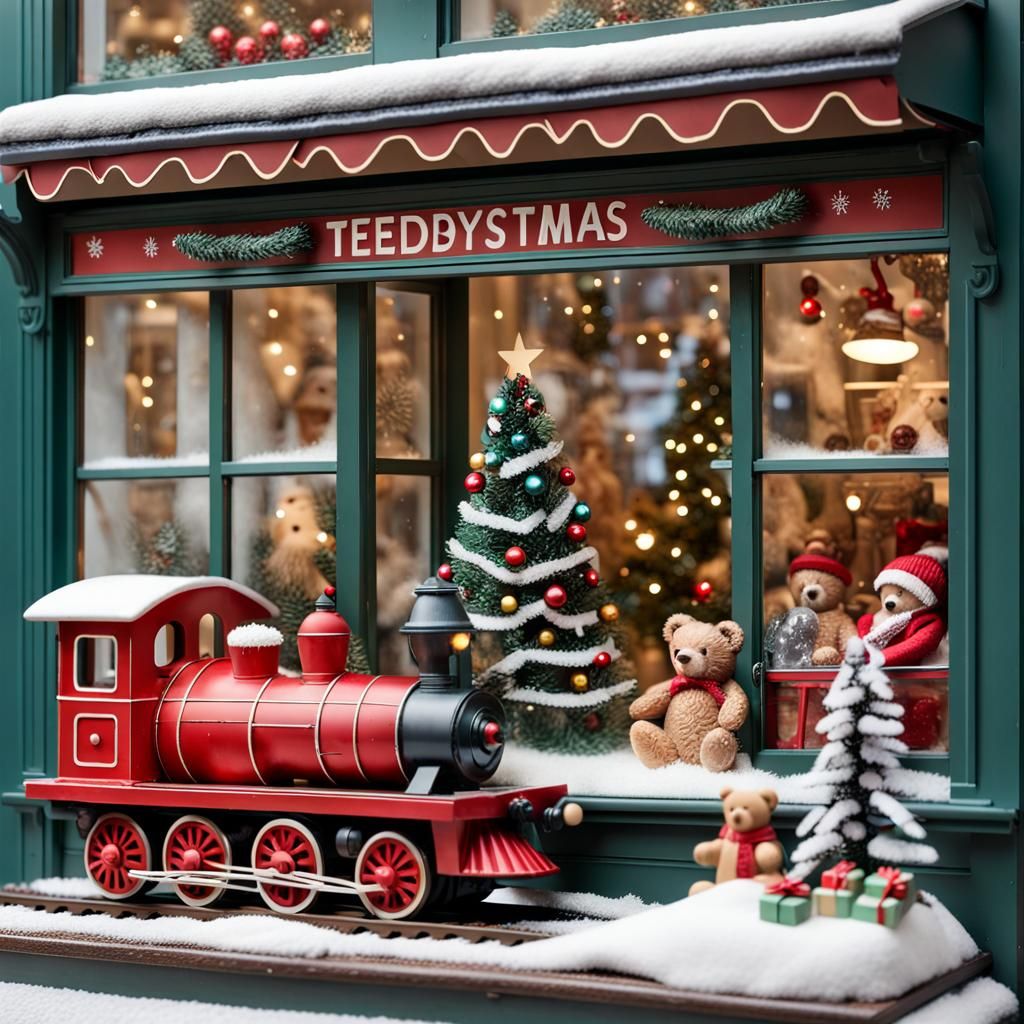 A toy shop window display  by @bohem007