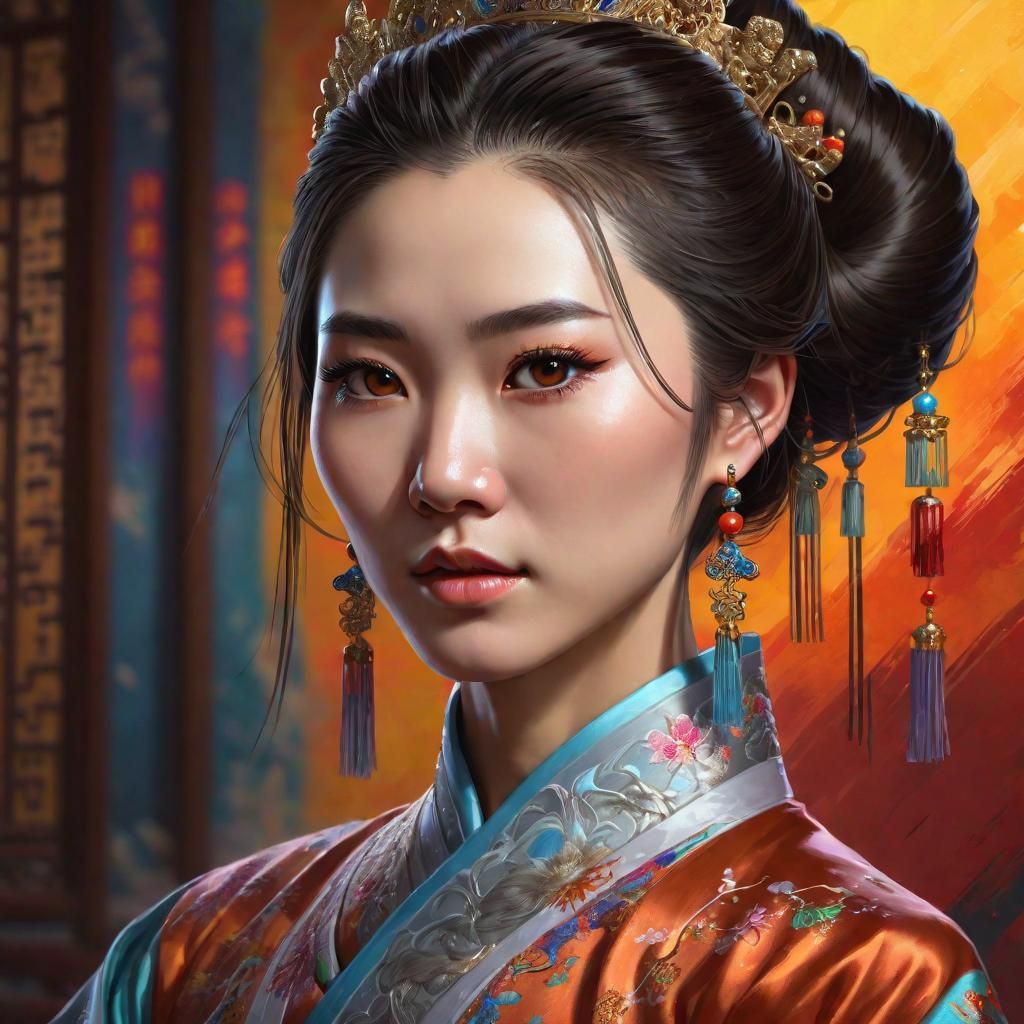 Chinese Beauty - AI Generated Artwork - NightCafe Creator