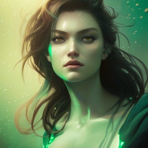 Green Portrait