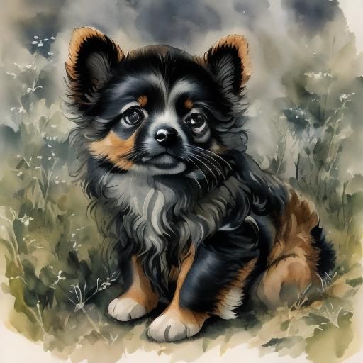 Puppy <lora:JustPassable SD test:1.0> 