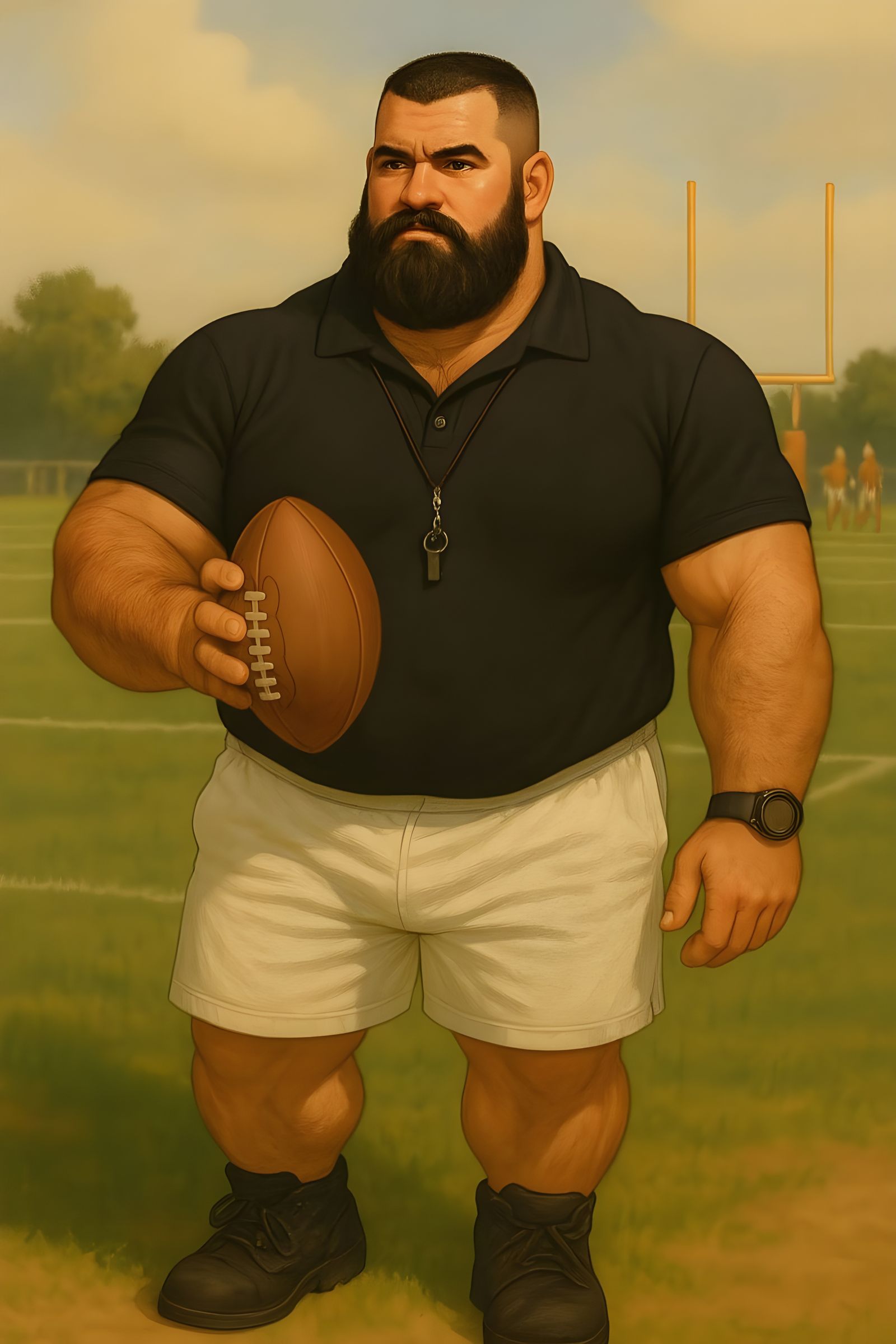 The new football coach
