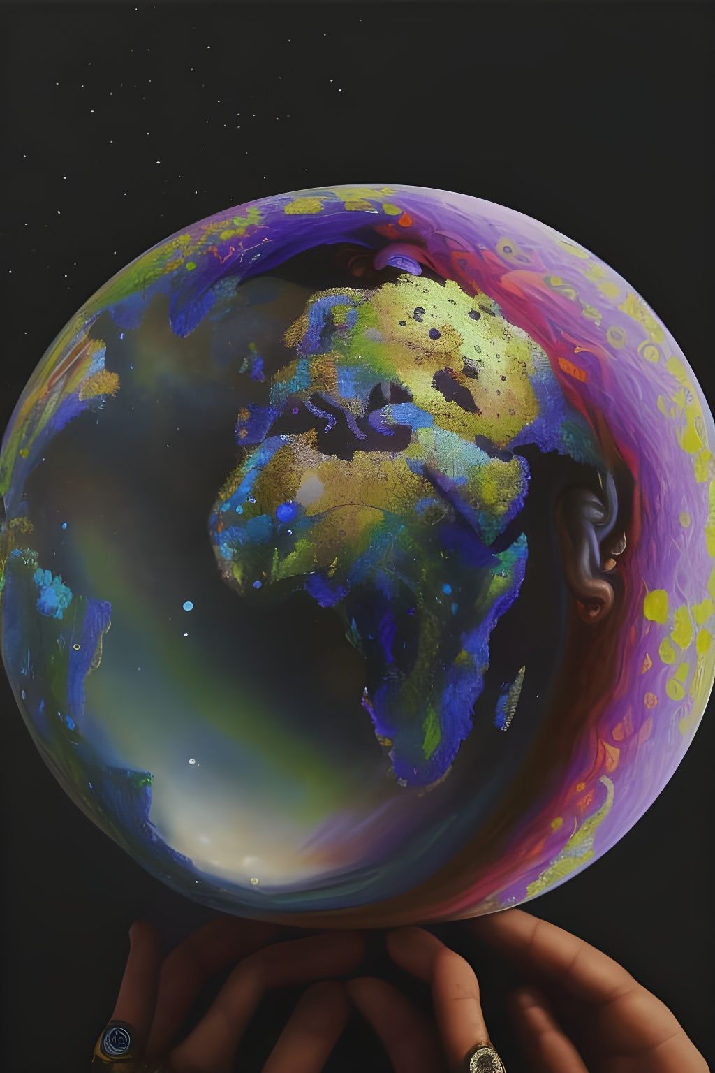 3D render of the planet earth