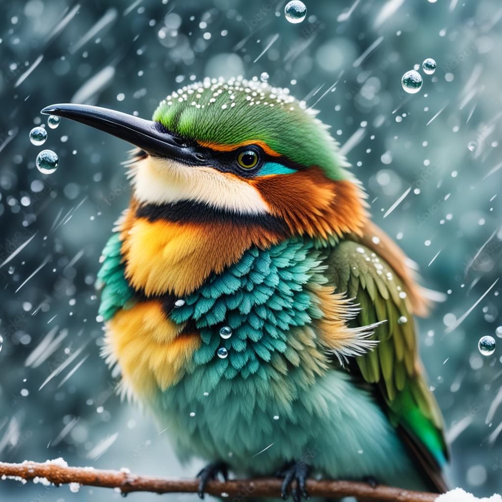 Bird. AI image prompt in my tutorials!