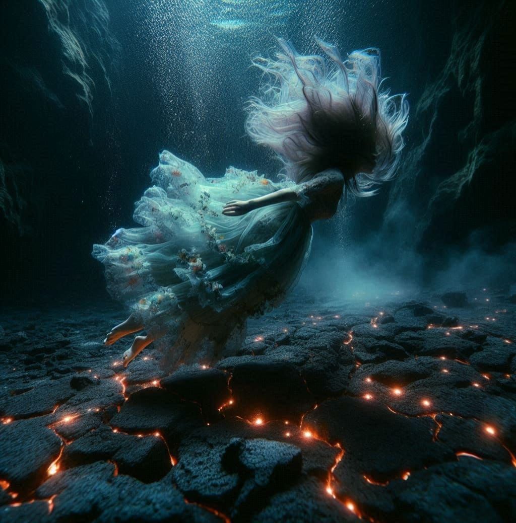 Where the light bends and wraps beneath  by @Autumn Dryad