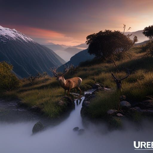 deer hunting in the hills of new zealand