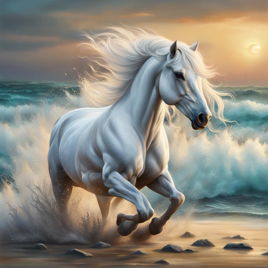 A wild horse - AI Generated Artwork - NightCafe Creator