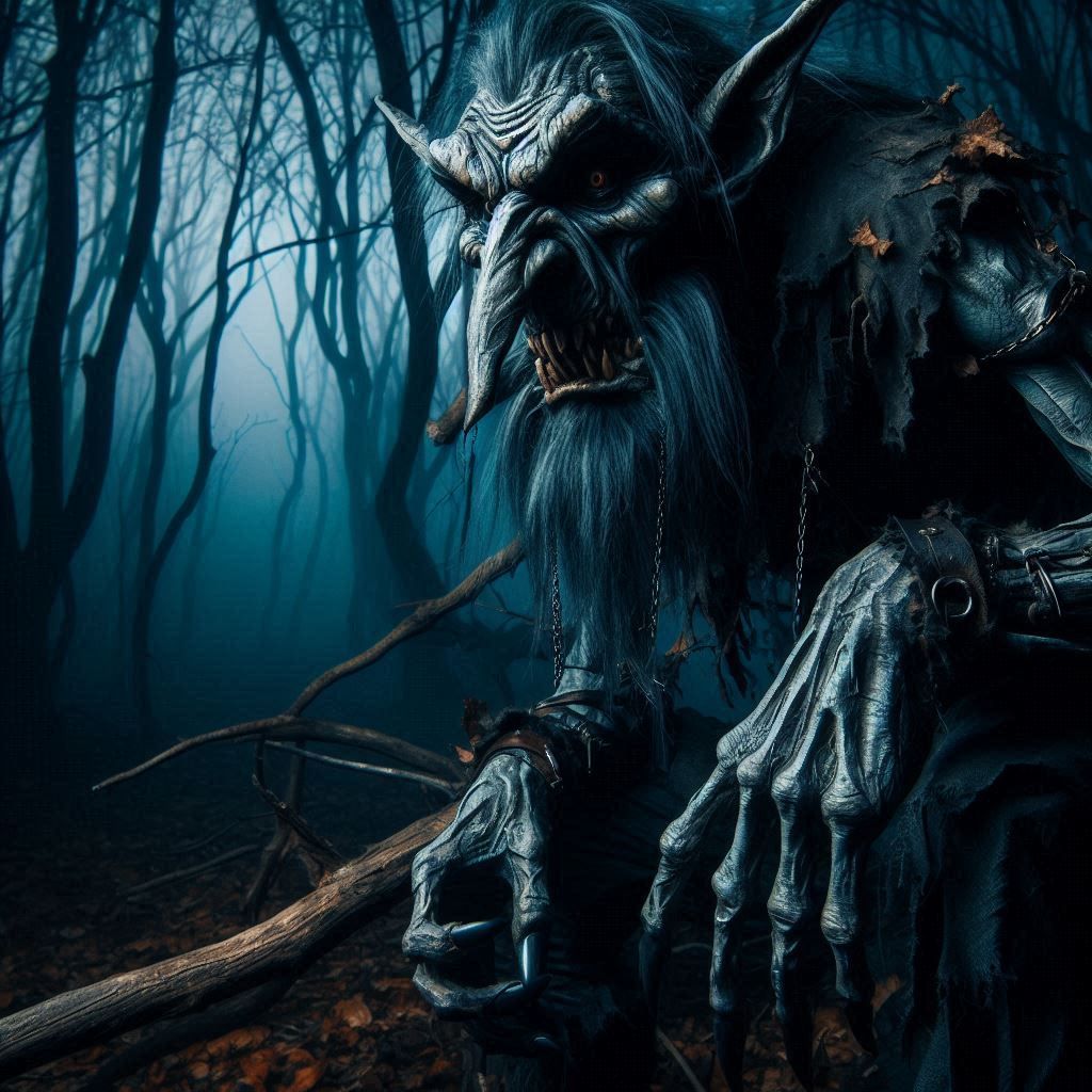 You got lost in the dark forest and took a wrong turn...