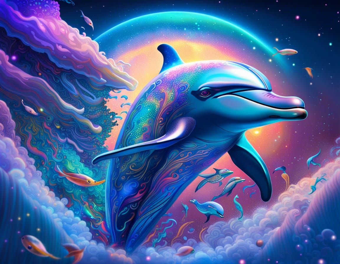 Dolphin - AI Generated Artwork - NightCafe Creator