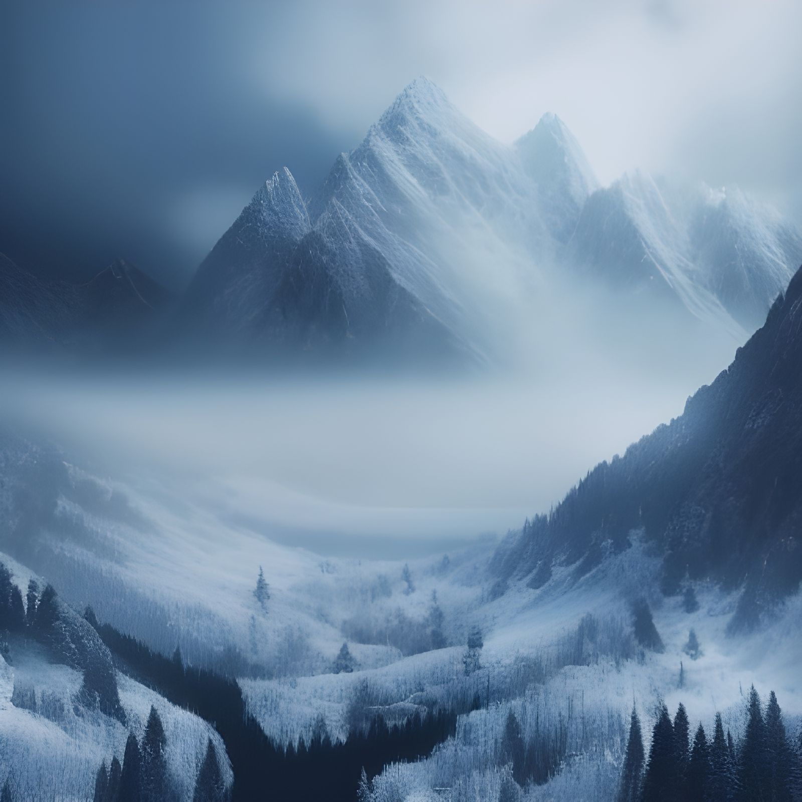 A pretty snowy mountain. false