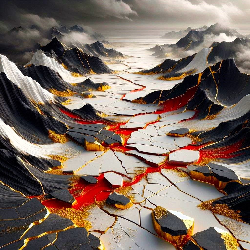 The Kintsugi Mountains