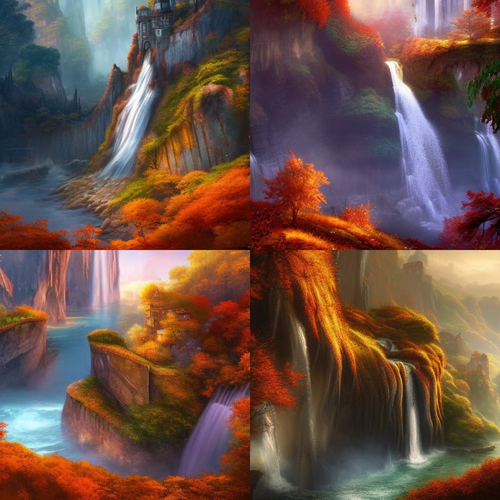 Autumn Waterfall