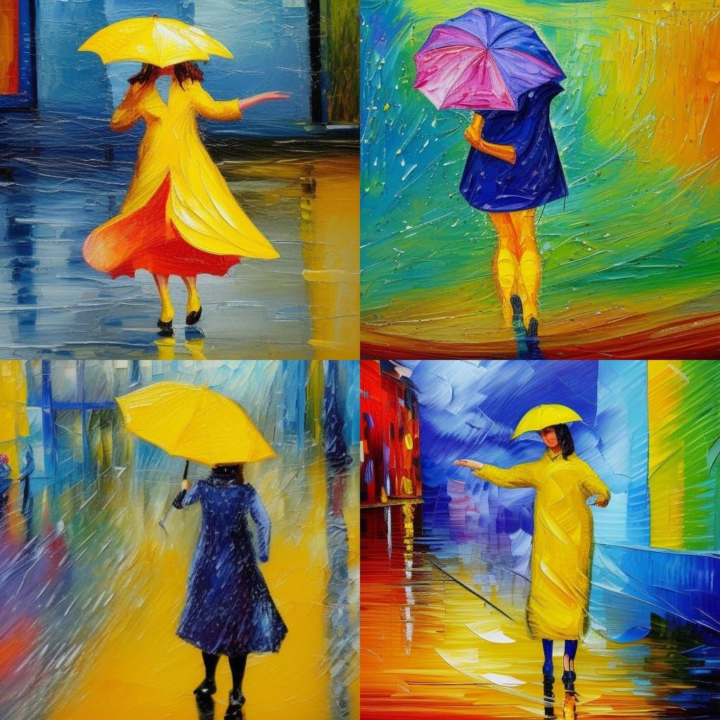 a-woman-dancing-in-the-rain-wearing-a-yellow-coat-while-carrying-a