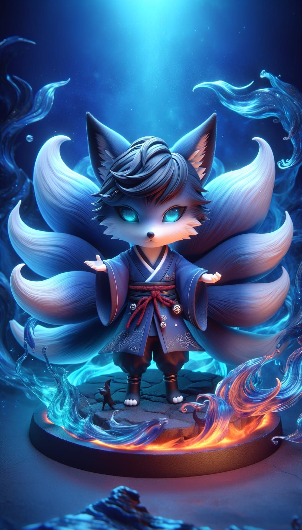 Nine tailed fox