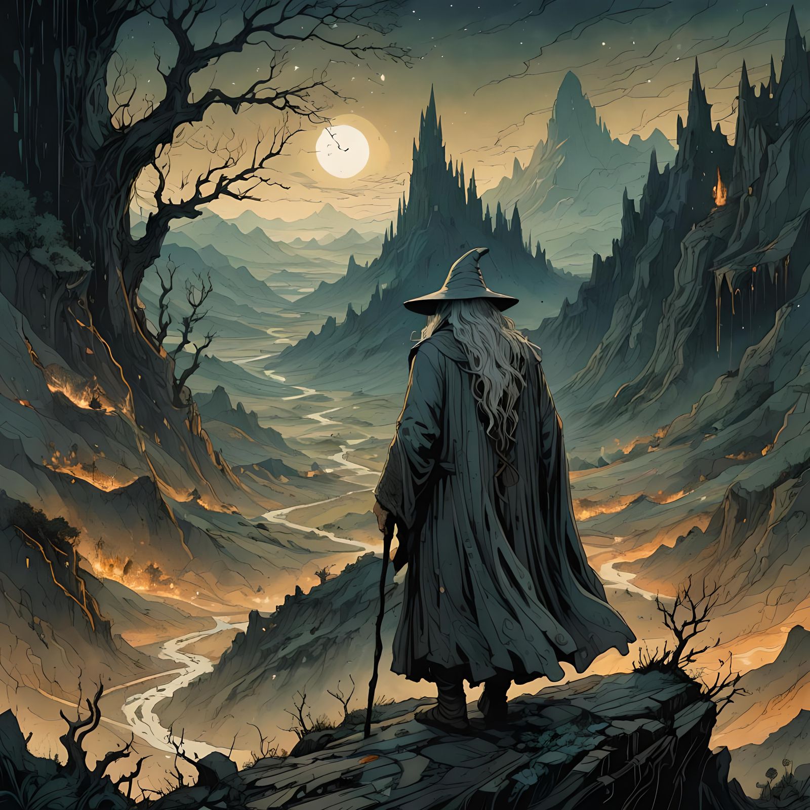 Wizard's Journey  by @Illusional