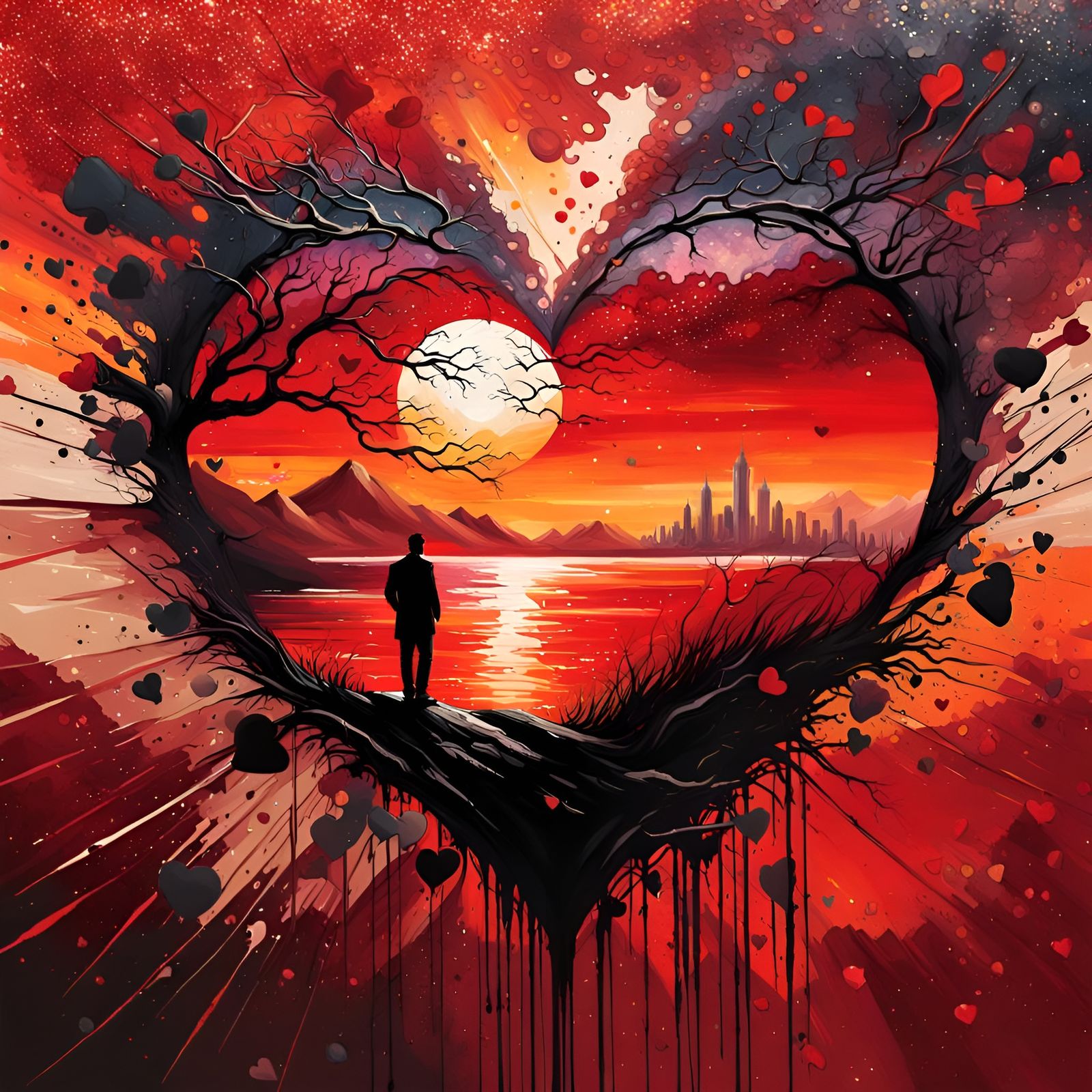 Community Collage 3: Valentine's Day - My entry  by @Aia