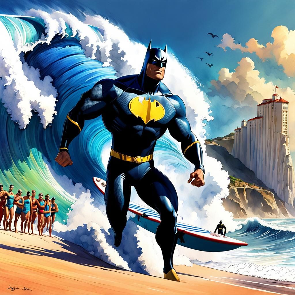 BATSURFER BIG WAVE NAZARÉ BEACH