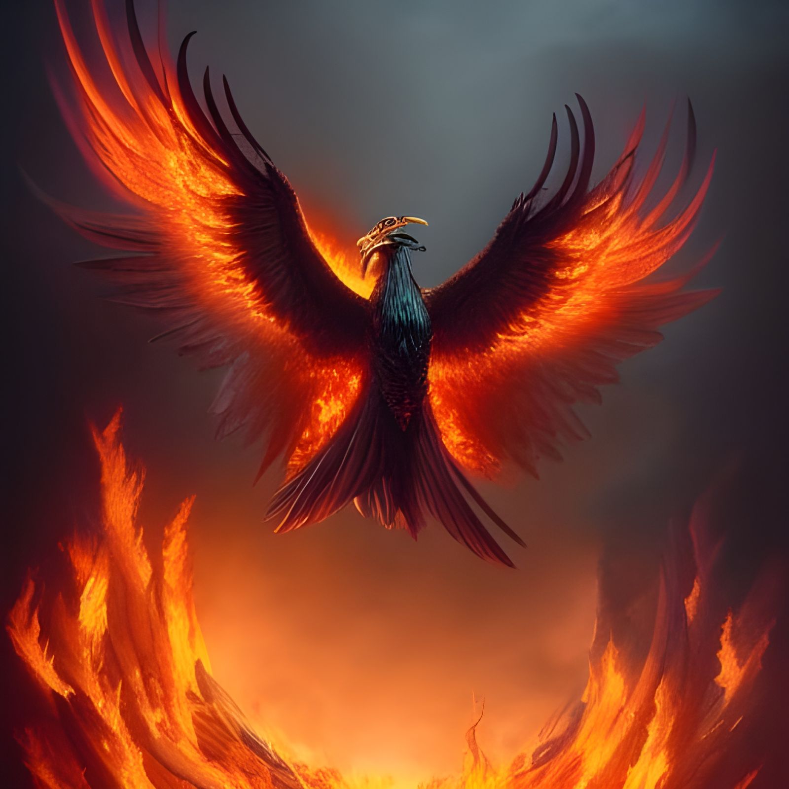 Pheonix rising  by @Harley Knight
