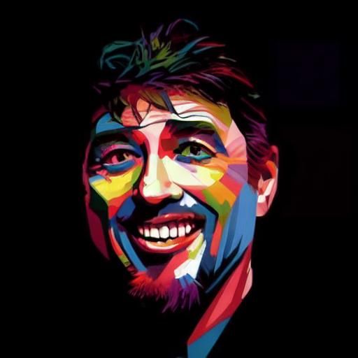 <lora:WPAP-Illustreatshape:1.0> wpap style, red, purple and ...