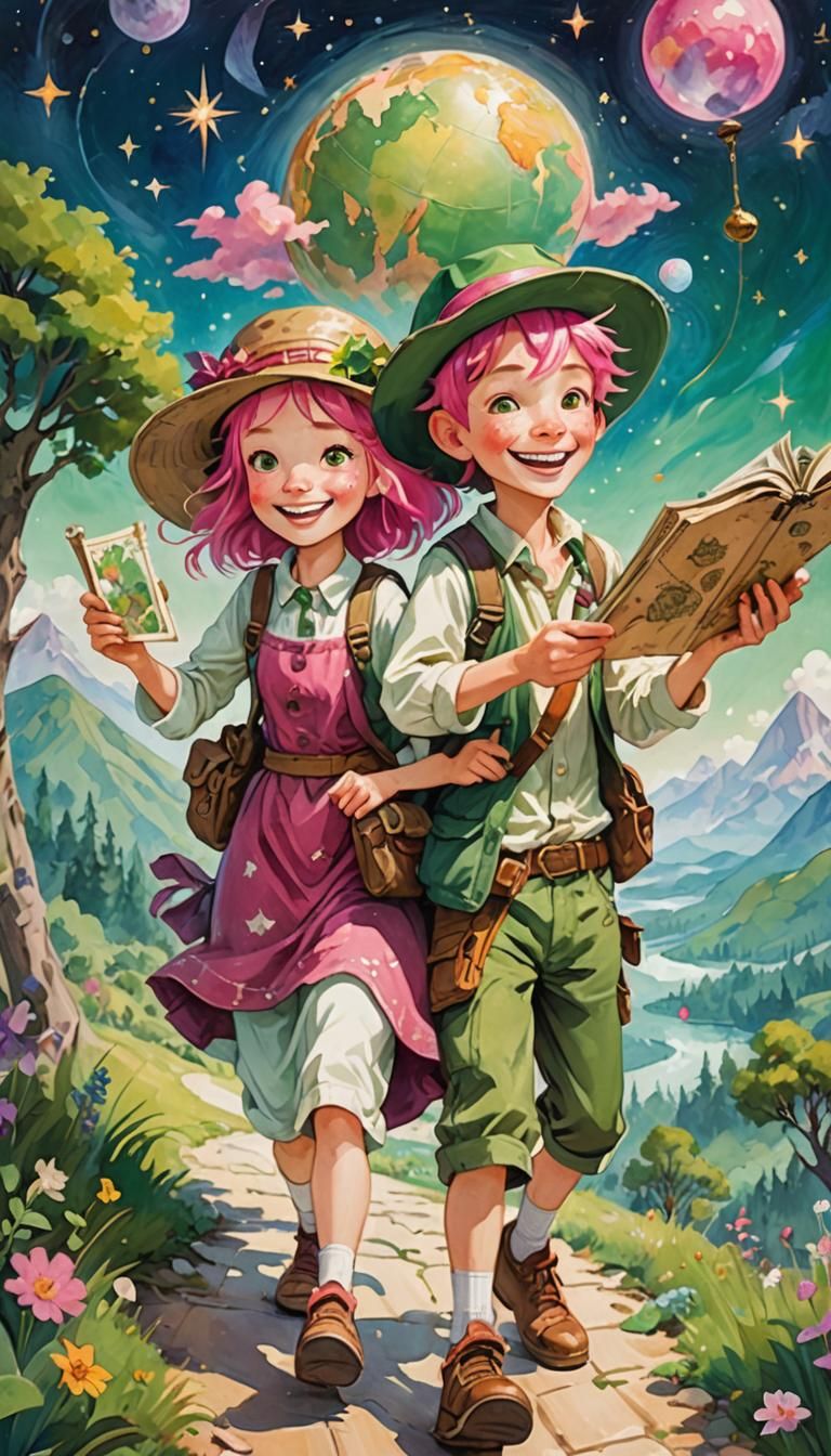 siblings on an incredible adventure together.  by @La Va