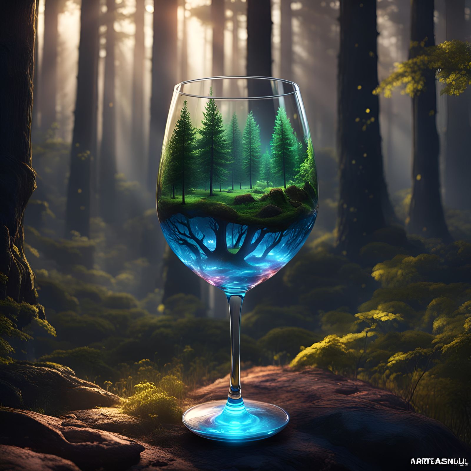 enchanted glass  by @EB