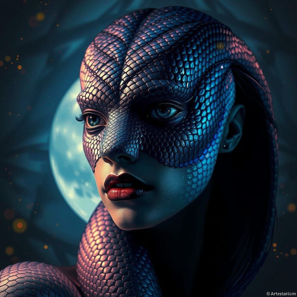 Snake skin Woman