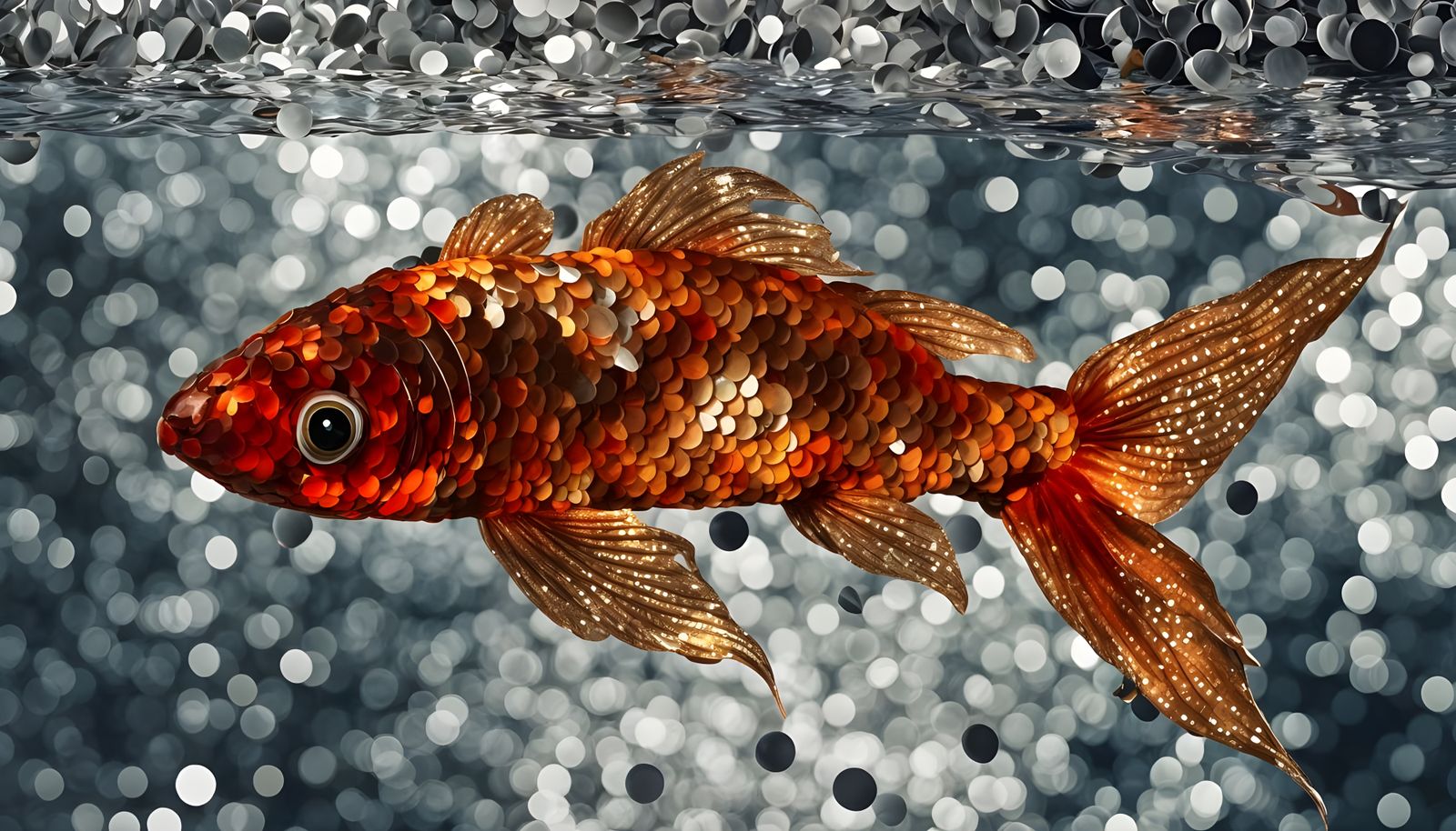 Sequins Fish  by @Josh