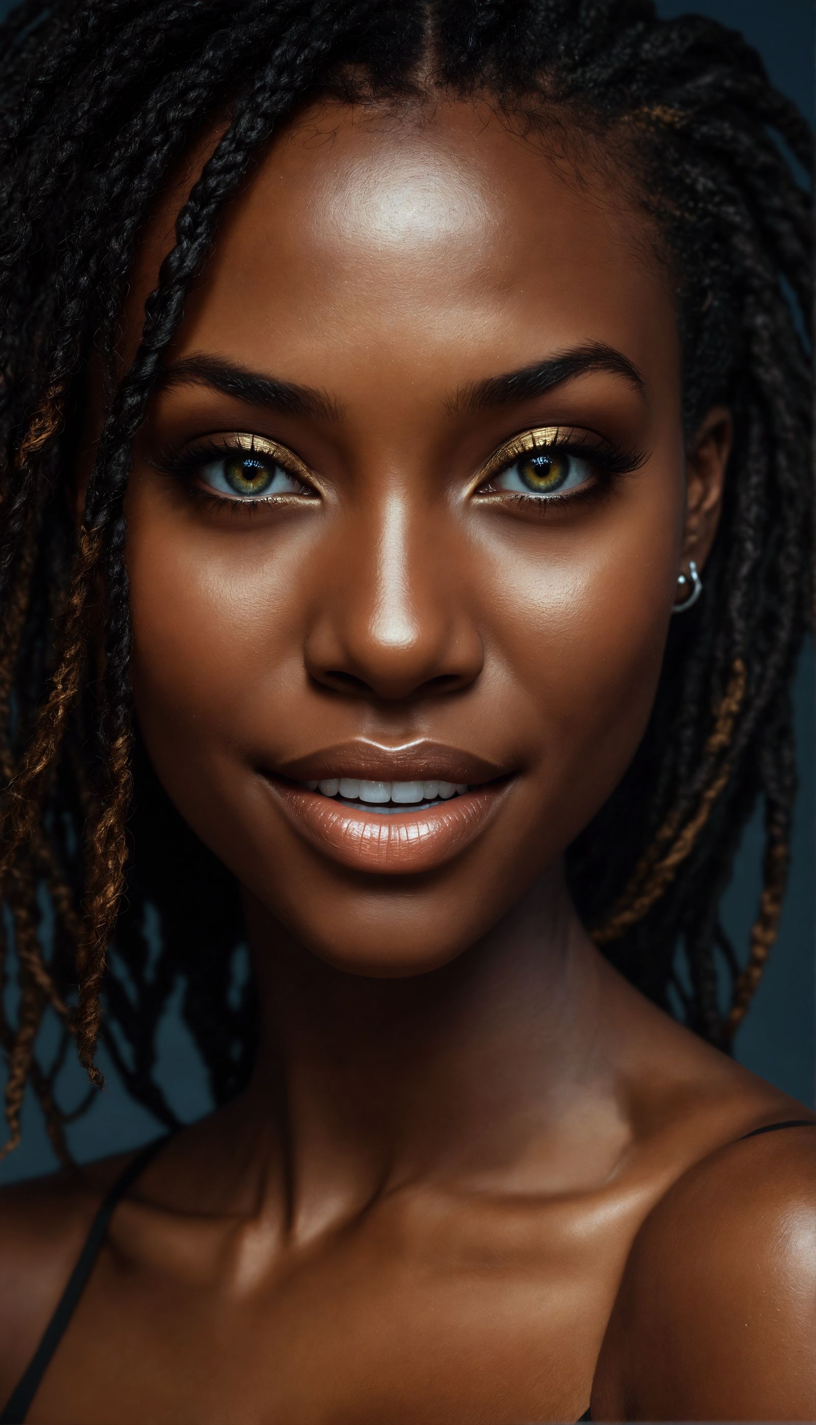 She was sweet, ebony skinned, you could see the glow of her ...