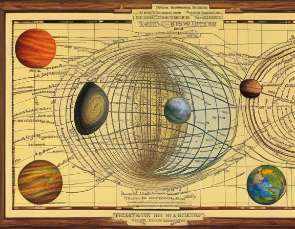 Solar system diagram V