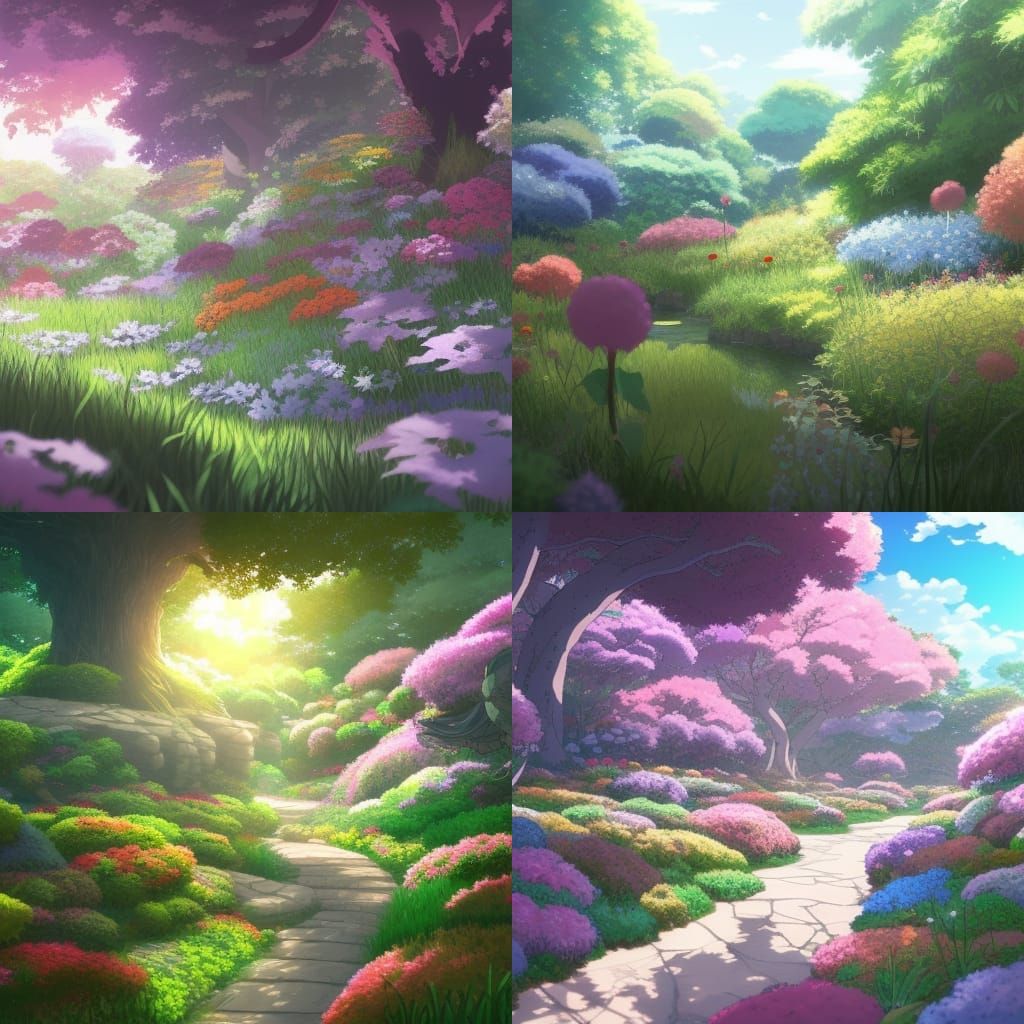 Secret flower garden