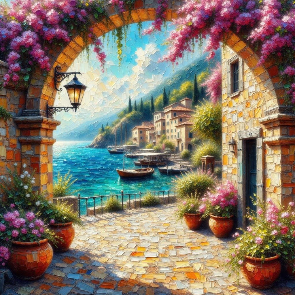 Mediterranean Coastal View   by @zoozee