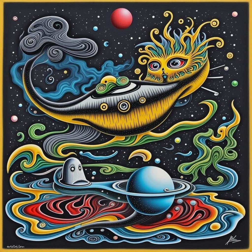 CHARCOAL PSYCHEDELIC