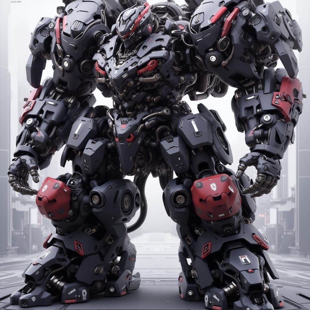 <lora:Heavy Mecha:1.0> A massive mecha