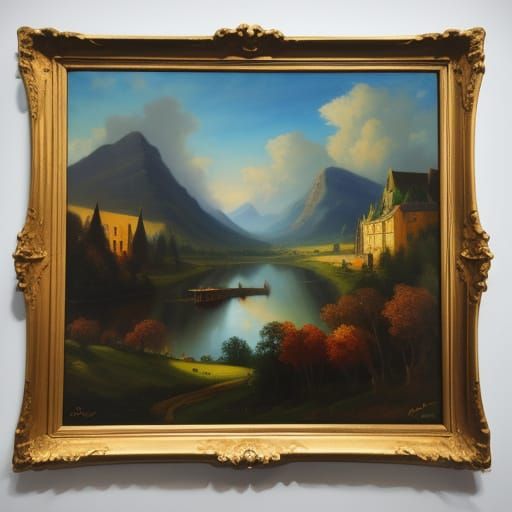 Masterpiece Oil Painting of the Great Controversy - AI Art