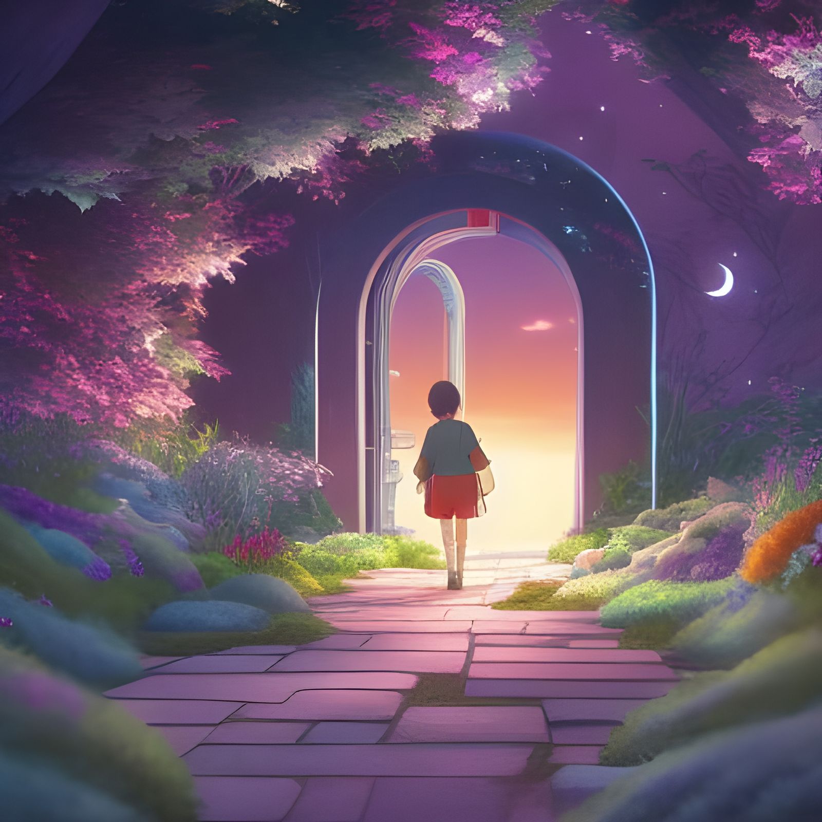 garden space portal adventure
