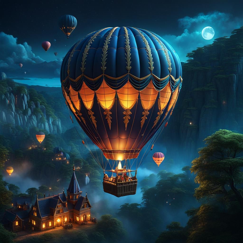 “Enchanted Night Flight”  by @W4rst0rm