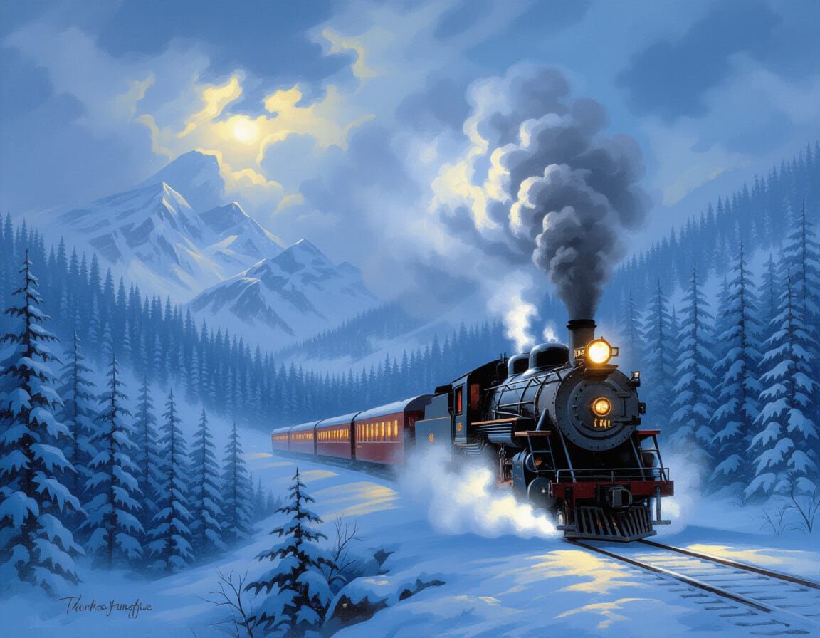 Winter train