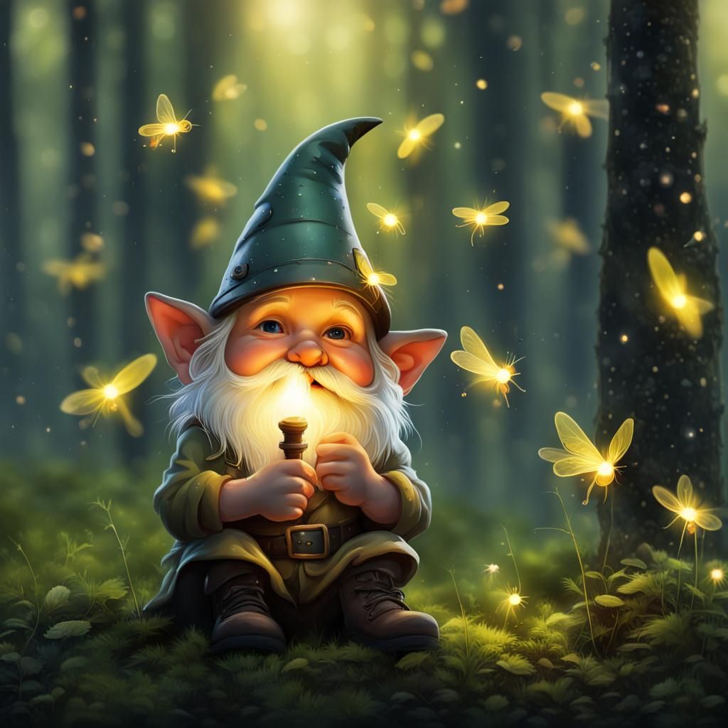 Little forest gnome. - AI Generated Artwork - NightCafe Creator