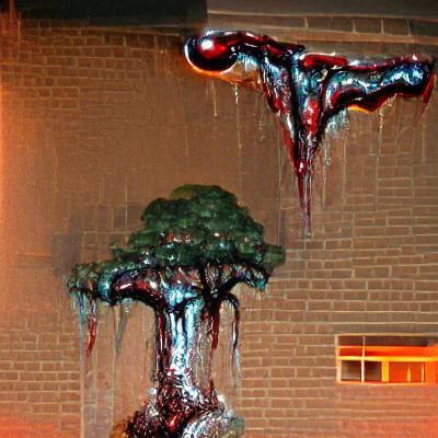 Doom dripping tree