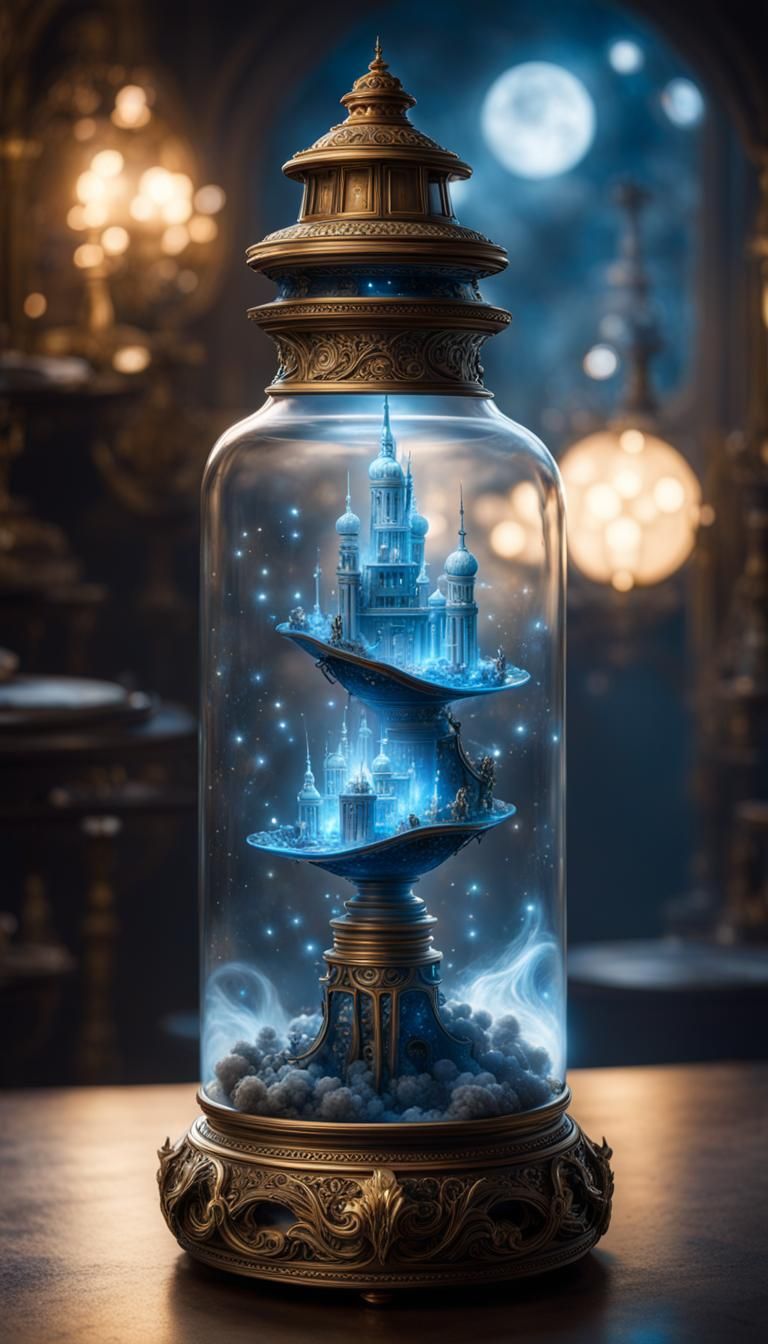 Fantasy Castle Mini World AI Generated Artwork NightCafe Creator