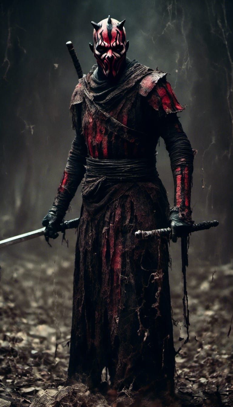 <lora:Macabre:1.0> Darth Maul As a knight