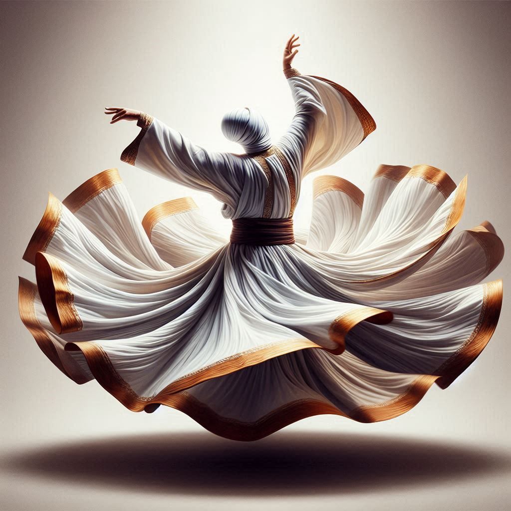 Surrealist whirling dervish 4