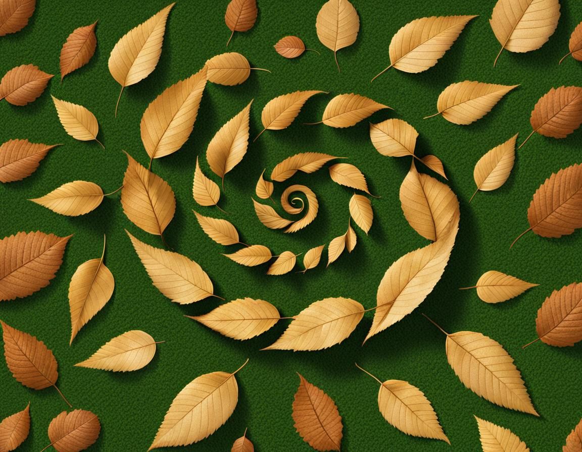 Leafy Spiral - AI Generated Artwork - NightCafe Creator