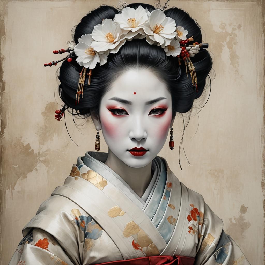 Portrait of a Geisha