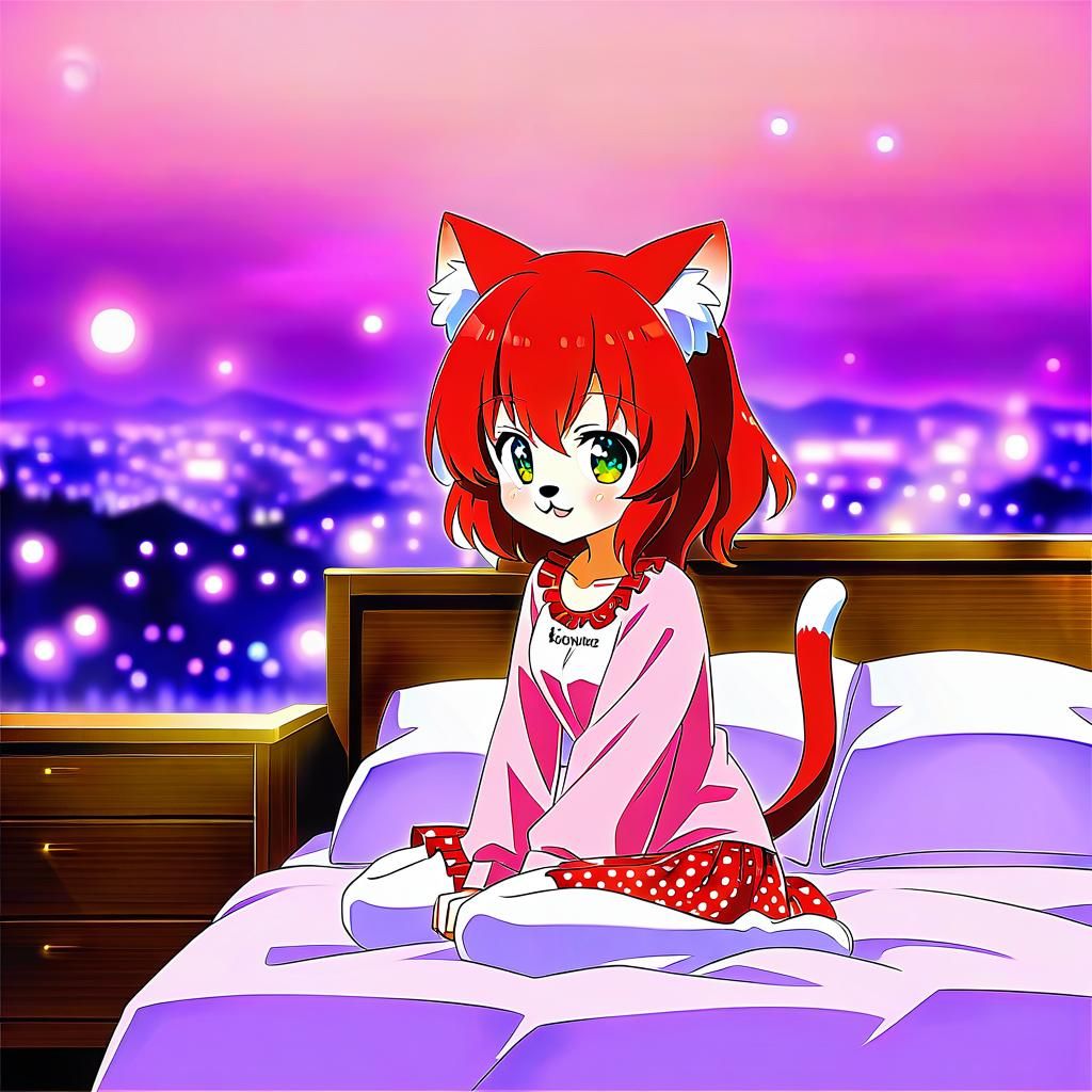 Good night!💕🌙✨😺