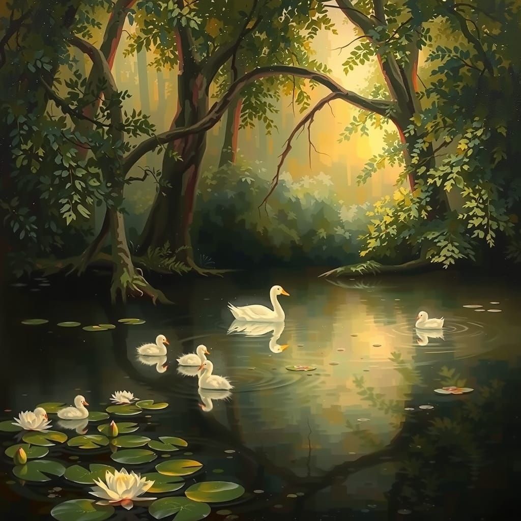 Ducks in the forrest 