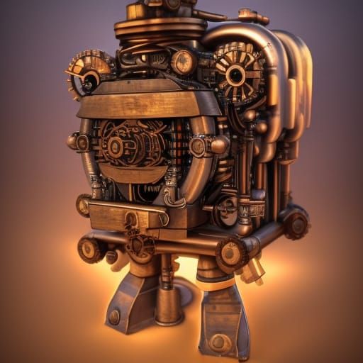 Steam Engine - AI Generated Artwork - NightCafe Creator