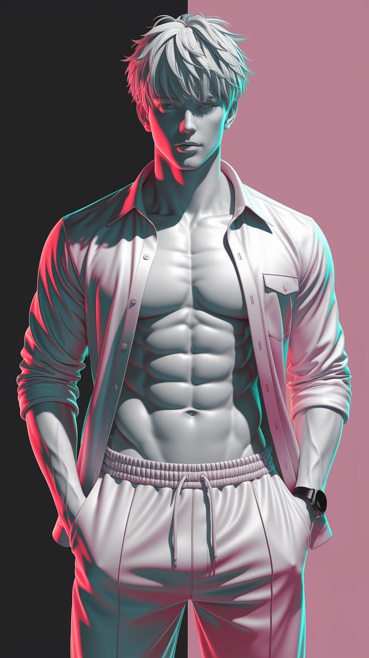 A different style of a handsome man